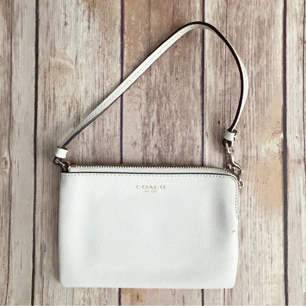 Coach Ivory Wristlet